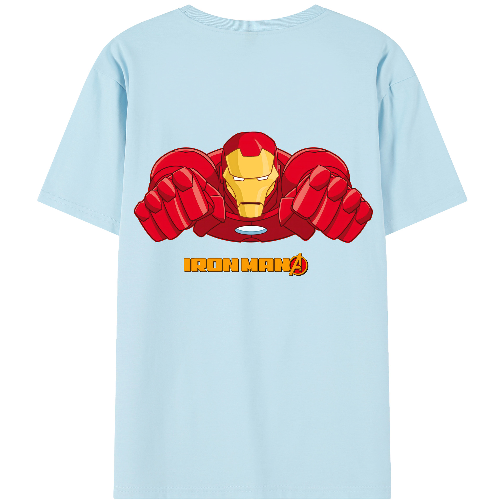 （画像用） アベンジャーズ The Avengers 綿100％半袖Tシャツ（背面プリント）